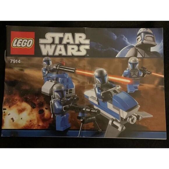 LEGO 7914 Star Wars Instruction Manual ONLY Mandalorian Battle Pack - Picture 1 of 2